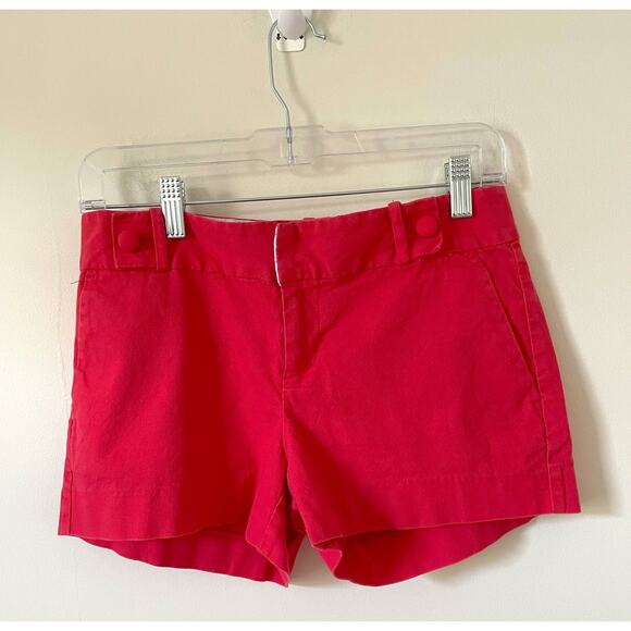 Banana Republic Short 3"  Low Rise Shorts Bright Pink Size 4 - Picture 1 of 7